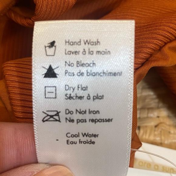 L*Space Cabana Bikini Ribbed Bottom Bitsy, Color: Amber, X-Small, NWT, Brand New - Picture 12 of 16